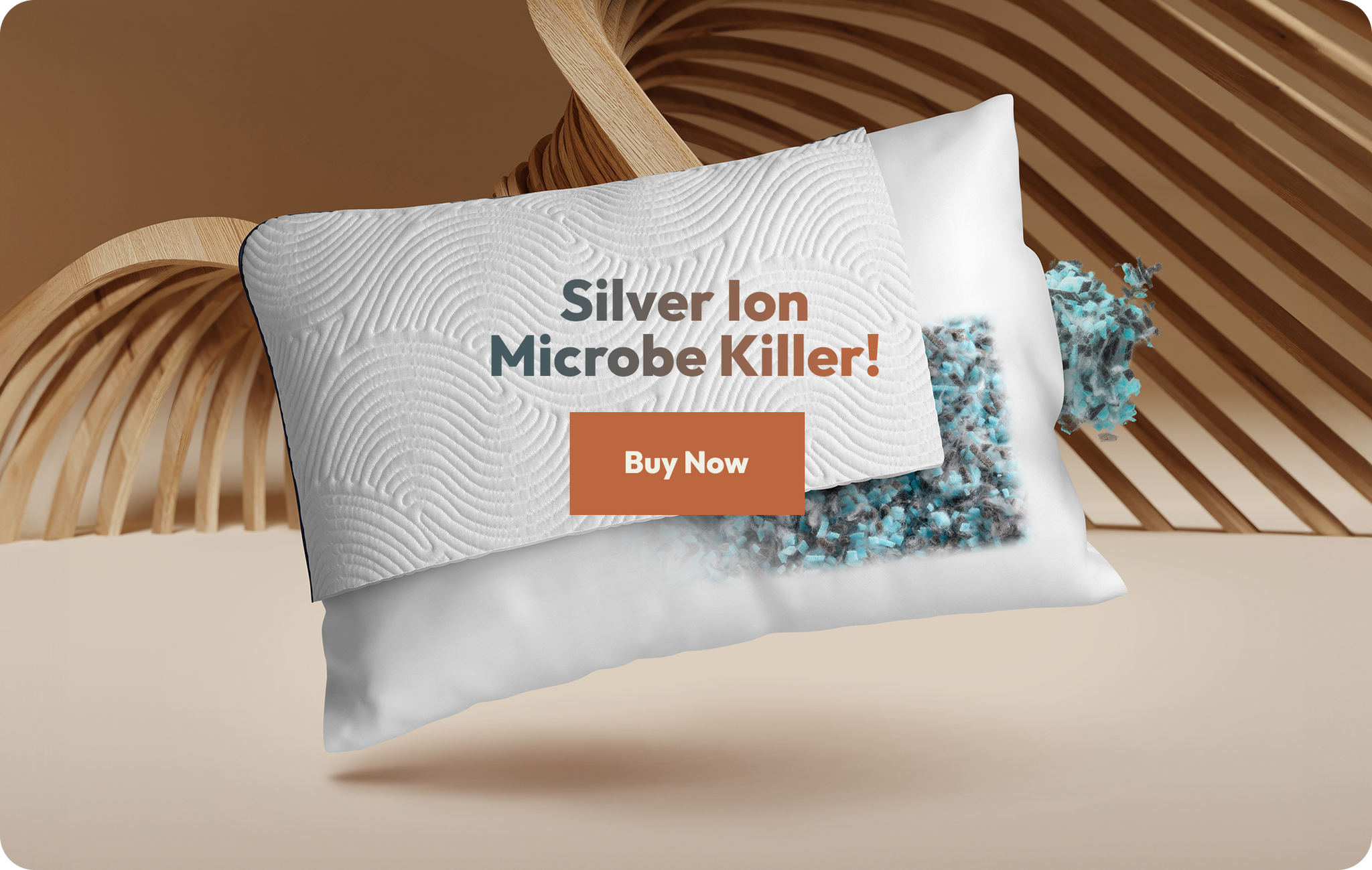 Silver Ion Microbe Killing Para Pur Parallel Pillow